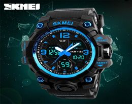 SKMEI Fashion Men Sports Quartz Dual Display Watches Resist Military Digital Watch Waterproof Wristwatch Relojes Hombre 2204076087884