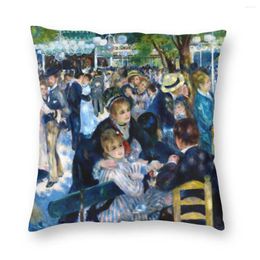 Pillow Pierre Auguste Renoir Dance Pillowcase Decoration Art Paintings S Throw For Living Room Double-sided Printing