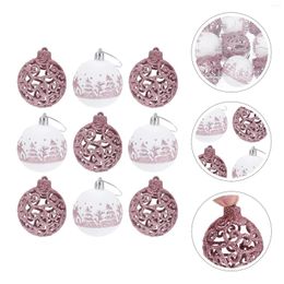 Decorative Figurines Christmas Balls Xmas Tree Hanging Pendants Shiny Ball Drop Ornament Home DIY Decor Accessories