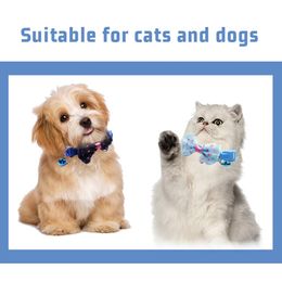 1/2/4PCS Trendy Cats Adorable Adjustable Stylish Pet Bow Collar Cute Dog Accessories Adjustable Cat Bow Tie Popular Pet Collar