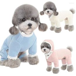 Dog Apparel Small Pyjamas Jumpsuit Spring Summer Puppy Outfit Sleepwear Yorkshire Pomeranian Poodle Bichon Schnauzer Clothing Coat