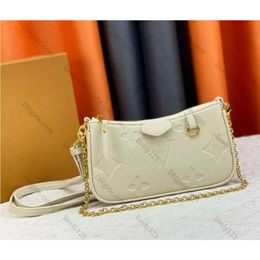 2024 10a High Quality Shoulder Bags Embossed Easy Pouch on Strap Bag Handbag Women Messenger Handbags Chain Shoulder Crossbody Bags Wallets Ripples Tote Pochette