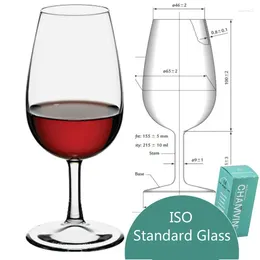 Wine Glasses ISO Standard Cup Crystal Goblet Glass Professional Sommelier Blind Tasting Whisky Nosing Chivas Cognac Brandy Snifter