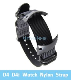 For D4 D4i Dive Computer Watch Nylon Strap ABS AdaptersScrewbars Bands6244745