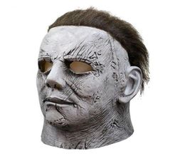 Party Masks RCtown Movie Halloween Horror II Michael Myers Mask Realistic Adult Latex Prop Cosplay Headgear Scary Masquerade Toy2533608