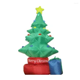 Party Decoration 2.1M Christmas Tree Inflatable LED Glowing Holiday DIY Props Xmas Year Lantern Yard Art Decor Supplies Mould