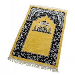 Muslim Prayer Mat Islamic Prayer Rug Carpet tapis de priere Islam Soft Home Bedroom Living Room Eid Rugs Tassel Decor Sajadah 240403