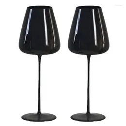 Wine Glasses 500-650ml Black Classic Magic Goblet Light Luxury Red Champagne Sparkling Christmas Wedding Festival Cup Treasure Drinkware