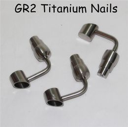 90 bucket titanium nail 10mm 14mm 18mm male female gr2 titanium nail dabber for oil dab rigs glass bong smoking water pipes6859614
