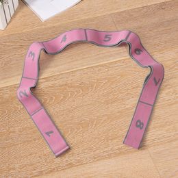 Yoga Pilates Resistance Band with 8 Numbers Stretch Resistance Band Yoga Stretching Bands for Stretching and Physical Therapy