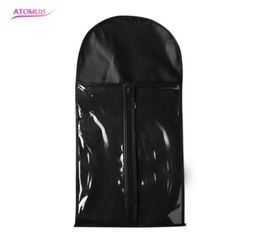 Black Hair Extension Packing Bag Carrier Storage Wig Stands Hair Extensions Bag For Carring and Packing Hair Extensions3203747