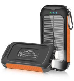 Outdoor durable solar power bank 20000 mAh multifunction portable fast charging4092200