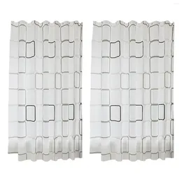 Shower Curtains Bathroom Washable Modern Decor Bathtub Accessories