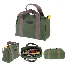 Storage Bags Portable Tool Kit Wrenches Screwdrivers Pliers Metal Parts Bag Multi-function Canvas Waterproof Hand