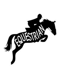 EQUESTRIAN Sports Enthusiasts Car Stickers Car Decoration Accessories Waterproof Stickers Decals CT4694567655