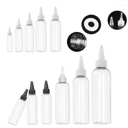 Storage Bottles 30Pcs 10ml/20ml/30ml/50ml/100ml Mini Empty PET Plastic Glue With Screw-On Lids Squeezable Liquid Ink Oil Dropper