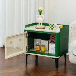 Antique Vintage Nightstand Ins Style Bedroom Organiser Storage Simple Modern Bedside Small Cabinet Muebles Home Furniture