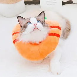 Cat Carriers Recovery Collar Soft Neck Protection Adjustable Cone Pet Protective Cute Carrot Accessories