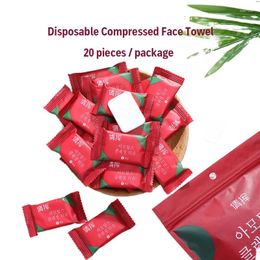 Towel 20PCS/Pack Disposable Compressed Face Portable Travel Mini Outdoor Wet Wipes One-time Nonwoven Beach Towels