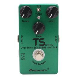 Accessories Demonfx TS GREEN United together the classic TS9 and TS808, Perfect Upgraded overdrive, 2 in 1 Overdrive Booster Pedal