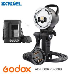 Flashes Godox Adh600b Handheld Extension Head + Pb600b Carry Portable Bag for Godox Ad600b/ad600bm Wireless Strobe Flash (bowenmount)