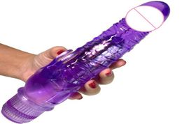 Realistic Jelly Dildo Powerful Multispeed Rabbit Vibrator Female Masturbator sex toy Clitoris Vibrating Big Dildo Women Sex toys M4794621
