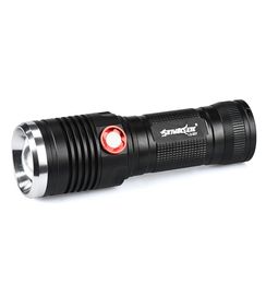 2018 Self Defense Zoomable Skywolfeye L207 1000lm L2 T6 Led Flashlight Waterproof 4 Mode Flash Light Torch Lamp for Outdoor Campin4452083