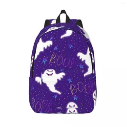 Backpack Men Women Large Capacity School For Student Halloween Ghosts Bag