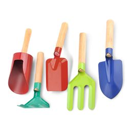 Kids Gardening Tool Set, Mini Shovel Rake Fork, Småbarn Trädgårdsverktyg för barn Bästa utomhuslek som Pojkar Girls 345