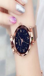 Wristwatches Luxury Women Watches Magnetic Starry Sky Female Clock Quartz Wristwatch Fashion Ladies Wrist Watch Relogio Feminino2359925