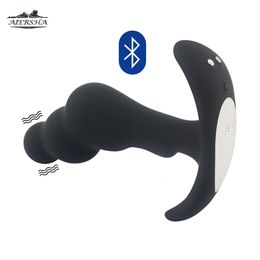 Anal Vibrator APP Bluetooth Remote Vibrators Butt Plug Anus Masturbator Male Prostate Massager Buttplug sexy Toys For Men