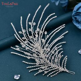 Hair Clips YouLaPan Crystal Bridal Headpiece Handmade Woman Headband Head Piece Wedding Accessories Headwear For Party HP188