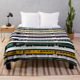 Blankets CLASS 43 INTERCITY 125 LOCOMOTIVES Throw Blanket For Sofa Textile Winter Home