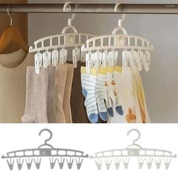 Hangers Secure Sock Holders Reliable Clip Drying Rack Space Saving Durable Non-Slip Multi-Functional Household Hanging Grey