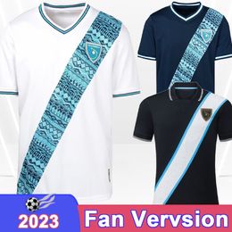 2023 Guatemala National Team Mens Soccer Jerseys HERRERA RUBIO R. SARAVIA Home White Away Blue 3rd Football Shirts Short Sleeve