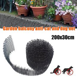 Cat Carriers Garden Balcony Anti-cat Anti-dog Mat Scat Plastic Prickle Net Digging Stopper Keep Dog Away