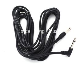 Niko Black 5m 14 inch Straight to Right Angle Plugs Acoustic Electric Guitar Cable Amplifier Cable Audio Connexion Cable8631759