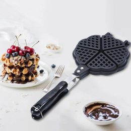 Baking Moulds Waffle Maker Pan Portable Detachable Design Party Food For Household