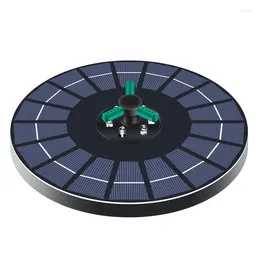 Garden Decorations 3.5W Seven Colors Solar Fountain Pump With Battery 1500Mah Bird's Nest Is Suitable For Various Scenes