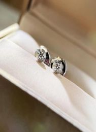 S925 silver love stud earring with 08quot sparky diamond for mother and women wedding Jewellery PS57311036846