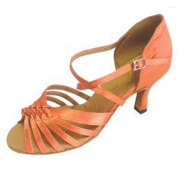 Dance Shoes Elisha Women's Professional Latin Salsa Open Toe Party Soft Sole Customised Heel