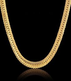 whole Vintage Long Gold Chain For Men Hip Hop Chain Necklace 8MM Gold Colour Thick Curb Necklaces Men039s Jewellery Colar Coll1764924