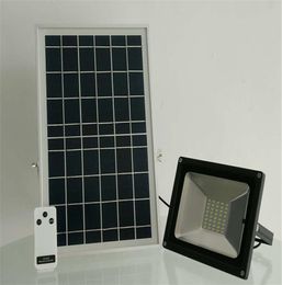 Remote Control Cool White 50W Solar LED Floodlight Spotlight Waterproof Outdoor Garden Landscape Street Square Light5433633