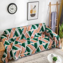 Blankets European Colorful Sofa Blanket Living Room Decor Boho Coffee Table Bed Cover Towel Geometric Leisure Tablecloth