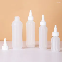 Storage Bottles 50ml/100ml/150ml/200ml Empty Squeeze Drop Bottle With Pointed Lids Portable Travel Liquid Ink Essential Oil Dispenser