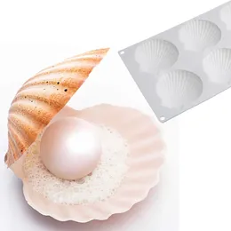 Baking Moulds Meibum Shell Pearl Silicone Cake Molds Chocolate Ocean Themed Dessert Decoration Pastry Tools Kitchen Bakeware