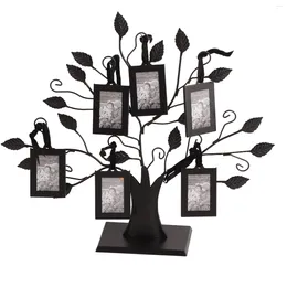 Frames Fashionable Family Pos Frame Display Tree With Hanging Pictures Home Decor