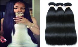 Msjoli Loose Wave Body Wave Straight Hair Brazilian Hair Three Bundles Peruvian Virgin Human Hair Malaysian Indian Mink 9A Grade M2854762