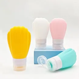 Storage Bottles Refillable Silicone Sub-bottling Leakproof Waterproof Dispenser Bottle Soft Tube Squeeze Lotion Travel