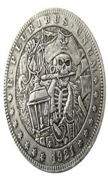 HB16 Hobo Morgan Dollar skull zombie skeleton Copy Coins Brass Craft Ornaments home decoration accessories8091348